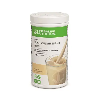 vanilov krem Шейк Формула 1 - 550гр. с вкус Ванилов крем - Image 1